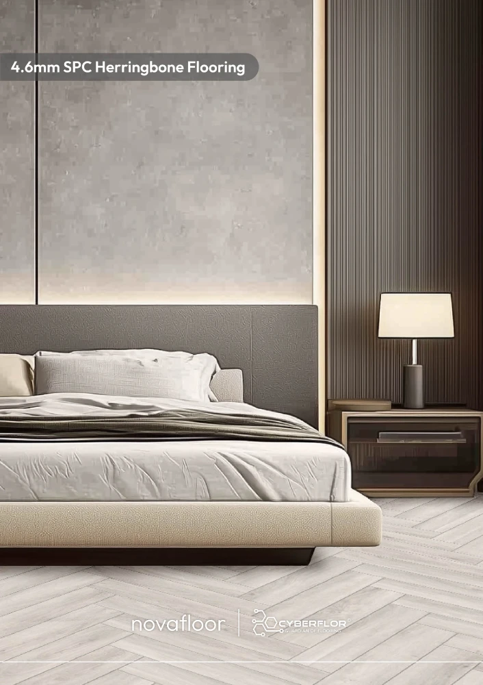 Novafloor SPC Herringbone 4.6mm Flooring